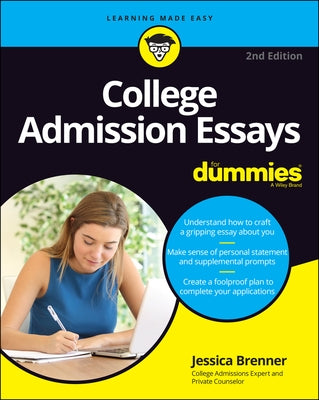 College Admission Essays For Dummies - Paperback | Diverse Reads