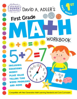 David A. Adler's First Grade Math Workbook - Paperback | Diverse Reads