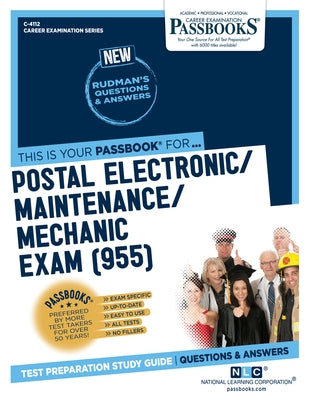 Postal Electronic/Maintenance/Mechanic Examination (955) (C-4112): Passbooks Study Guide - Paperback | Diverse Reads