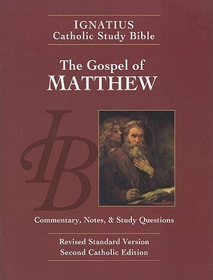 The Gospel of Matthew: Ignatius Catholic Study Bible - Paperback | Diverse Reads
