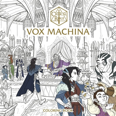 Critical Role: Vox Machina Coloring Book - Paperback | Diverse Reads