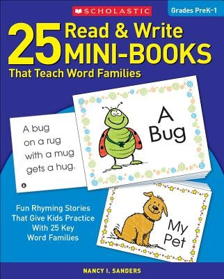 25 Read and Write Mini-Books That Teach Word Families - Paperback | Diverse Reads