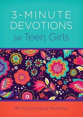 3-Minute Devotions for Teen Girls: 180 Encouraging Readings - Paperback | Diverse Reads