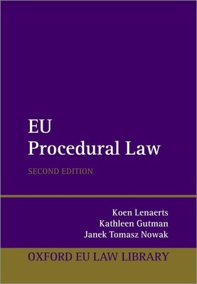 Eu Procedural Law - Hardcover | Diverse Reads