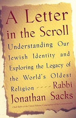 A Letter in the Scroll: Understanding Our Jewish Identity and Exploring the Legacy of the World's Oldest Religion - Paperback | Diverse Reads