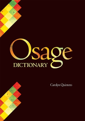 Osage Dictionary - Hardcover | Diverse Reads