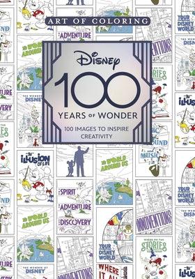 Art of Coloring: Disney 100 Years of Wonder: 100 Images to Inspire Creativity - Paperback | Diverse Reads