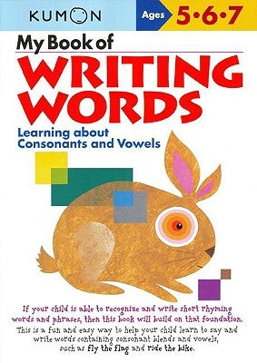 My Book of Writing Words (Kumon Series) - Paperback | Diverse Reads
