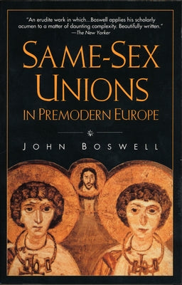 Same-Sex Unions in Premodern Europe - Paperback | Diverse Reads