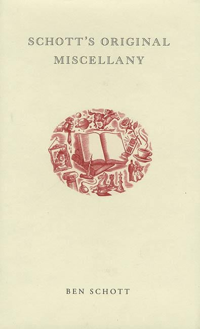 Schott's Original Miscellany - Hardcover | Diverse Reads