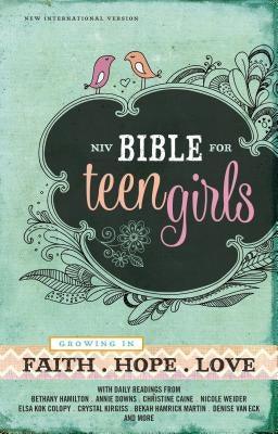 Bible for Teen Girls-NIV: Growing in Faith, Hope, and Love - Hardcover | Diverse Reads