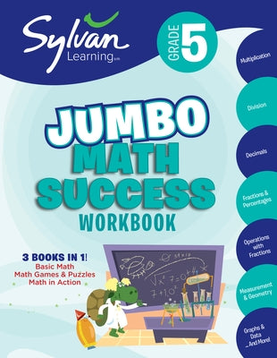 5th Grade Jumbo Math Success Workbook: 3 Books in 1--Basic Math, Math Games and Puzzles, Math in Action; Activities, Exercises, and Tips to Help Catch Up, Keep Up, and Get Ahead - Paperback | Diverse Reads