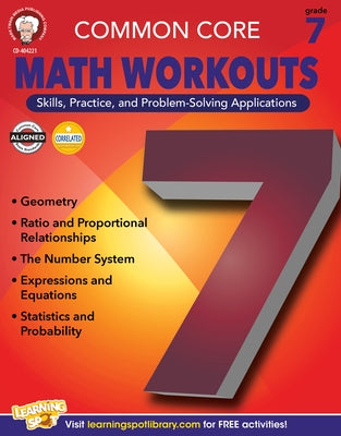 Common Core Math Workouts, Grade 7 - Paperback | Diverse Reads