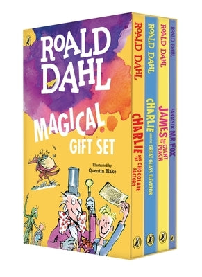 Roald Dahl Magical Gift Set (4 Books): Charlie and the Chocolate Factory, James and the Giant Peach, Fantastic Mr. Fox, Charlie and the Great Glass Elevator - Paperback | Diverse Reads