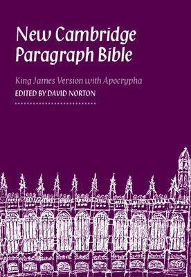New Cambridge Paragraph Bible with Apocrypha, KJ590:TA: Personal size - Hardcover | Diverse Reads