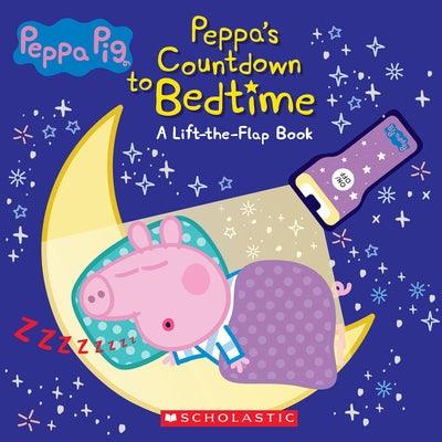 Countdown to Bedtime: Lift-The-Flap Book with Flashlight (Peppa Pig) [With Mini Peppa Pig Flashlight] - Board Book | Diverse Reads