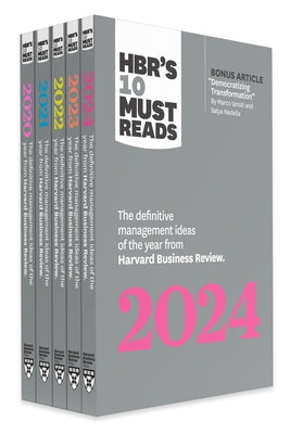 5 Years of Must Reads from Hbr: 2024 Edition (5 Books) - Paperback | Diverse Reads
