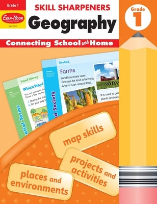 Skill Sharpeners: Geography, Grade 1 Workbook - Paperback | Diverse Reads