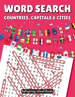 WORD SEARH countries, capitals & cities - Paperback | Diverse Reads