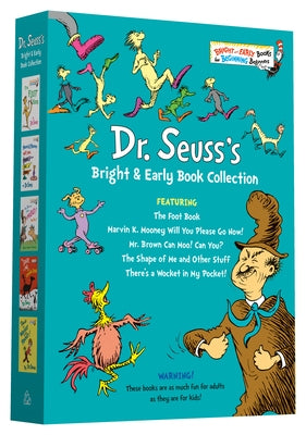 Dr. Seuss Bright & Early Book Collection: The Foot Book; Marvin K. Mooney Will You Please Go Now!; Mr. Brown Can Moo! Can You?, The Shape of Me and Other Stuff; There's a Wocket in My Pocket! - Hardcover | Diverse Reads