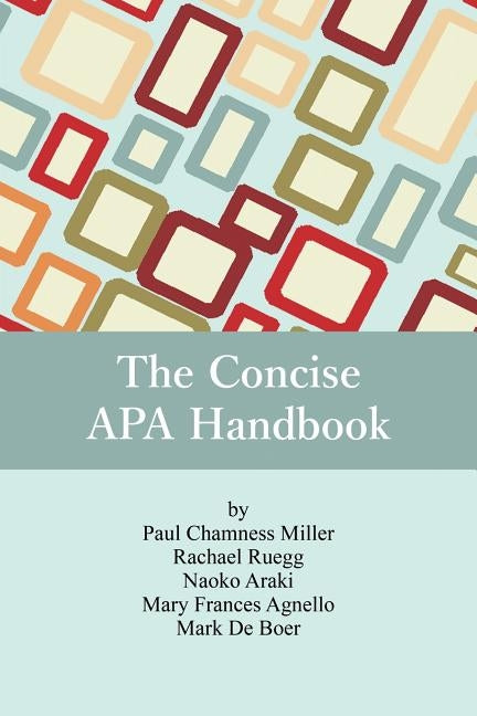 The Concise APA Handbook - Paperback | Diverse Reads