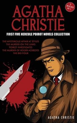 Agatha Christie First Five Hercule Poirot Novels Collection: The Mysterious Affair at Styles, The Murder on the Links, Poirot Investigates, The Murder - Hardcover | Diverse Reads