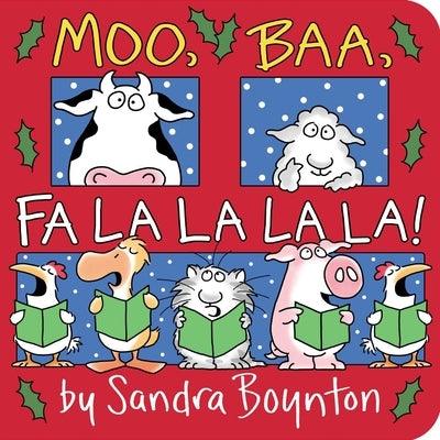 Moo, Baa, Fa La La La La! - Board Book | Diverse Reads