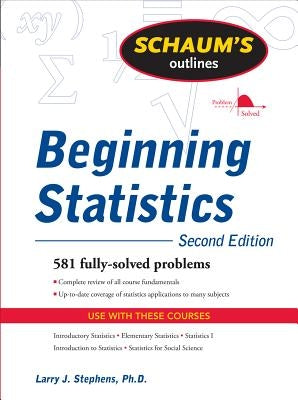 Schaum's Outline of Beginning Statistics, Second Edition - Paperback | Diverse Reads