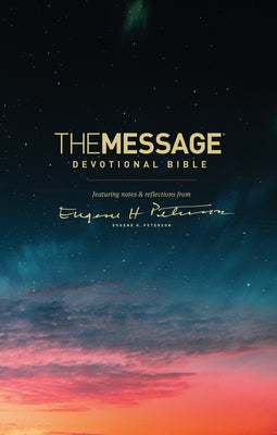The Message Devotional Bible - Hardcover | Diverse Reads