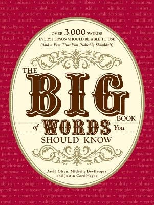 The Big Book of Words You Should Know: Over 3,000 Words Every Person Should be Able to Use (And a few that you probably shouldn't) - Paperback | Diverse Reads