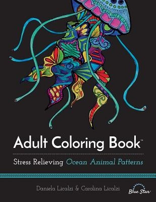 Adult Coloring Book: Ocean Animal Patterns - Paperback | Diverse Reads