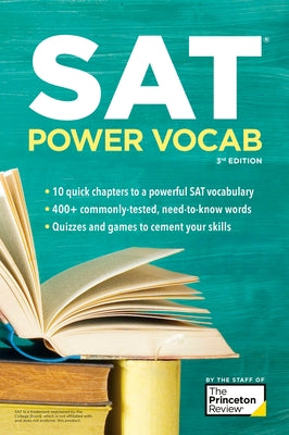 SAT Power Vocab, 3rd Edition: A Complete Guide to Vocabulary Skills and Strategies for the SAT - Paperback | Diverse Reads