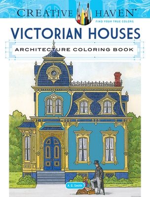 Creative Haven Victorian Houses Architecture Coloring Book - Paperback | Diverse Reads