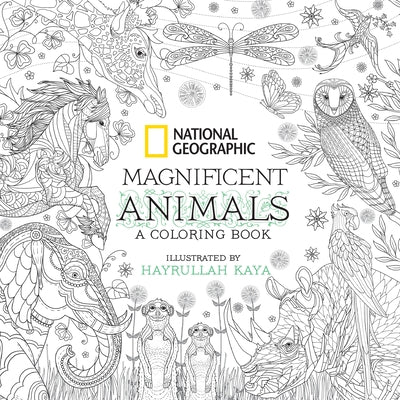 National Geographic Magnificent Animals: A Coloring Book - Paperback | Diverse Reads