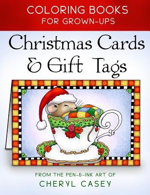 Christmas Cards & Gift Tags: Coloring Books for Grownups, Adults - Paperback | Diverse Reads