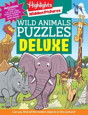 Wild Animals Puzzles Deluxe - Paperback | Diverse Reads