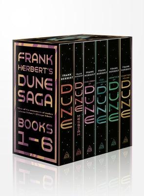 Frank Herbert's Dune Saga 6-Book Boxed Set: Dune, Dune Messiah, Children of Dune, God Emperor of Dune, Heretics of Dune, and Chapterhouse: Dune - Paperback | Diverse Reads