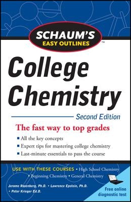 Schaum's Easy Outlines of College Chemistry - Paperback | Diverse Reads