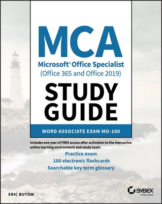 MCA Microsoft Office Specialist (Office 365 and Office 2019) Study Guide: Word Associate Exam MO-100 - Paperback | Diverse Reads