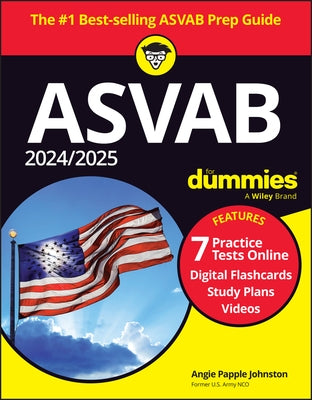 2024/2025 ASVAB for Dummies (+ 7 Practice Tests, Flashcards, & Videos Online) - Paperback | Diverse Reads