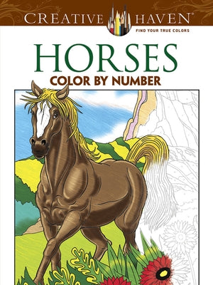 Creative Haven Horses Color by Number Coloring Book - Paperback | Diverse Reads