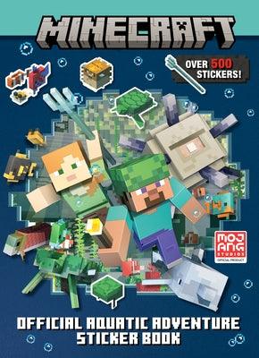 Minecraft Official Aquatic Adventure Sticker Book (Minecraft) - Paperback | Diverse Reads