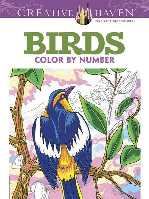 Creative Haven Birds Color by Number Coloring Book - Paperback | Diverse Reads