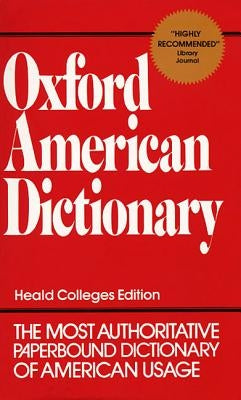 Oxford American Dictionary - Paperback | Diverse Reads