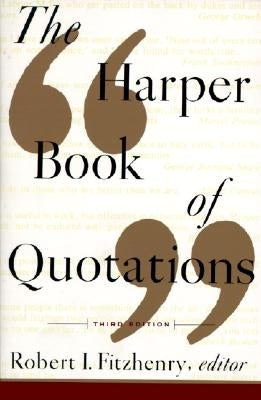 The Harper Book of Quotations Revised Edition - Paperback | Diverse Reads