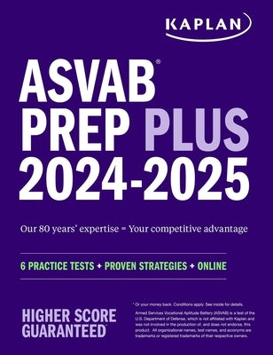 ASVAB Prep Plus 2024-2025: 6 Practice Tests + Proven Strategies + Online + Video - Paperback | Diverse Reads