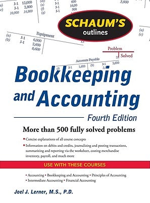 Schaum's Outline of Bookkeeping and Accounting, Fourth Edition - Paperback | Diverse Reads