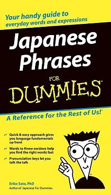 Japanese Phrases For Dummies - Paperback | Diverse Reads