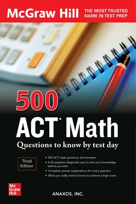 500 ACT Math Questions to Know by Test Day, Third Edition - Paperback | Diverse Reads