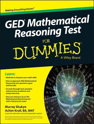 GED Mathematical Reasoning Test For Dummies - Paperback | Diverse Reads